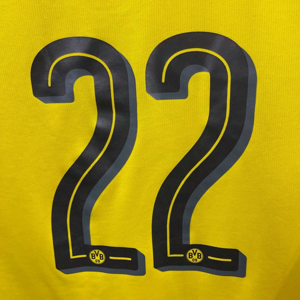 Borussia Dortmund BVB Home Jersey Christian Pulisic #22 Puma Evonik 2017/18 XXL - Picture 8 of 12